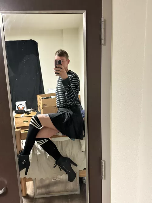 My first high heels I’m so excited