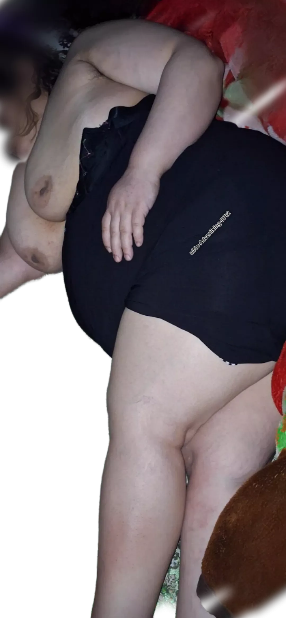 My husband took advantage of it and took this picture of me while I was sleeping