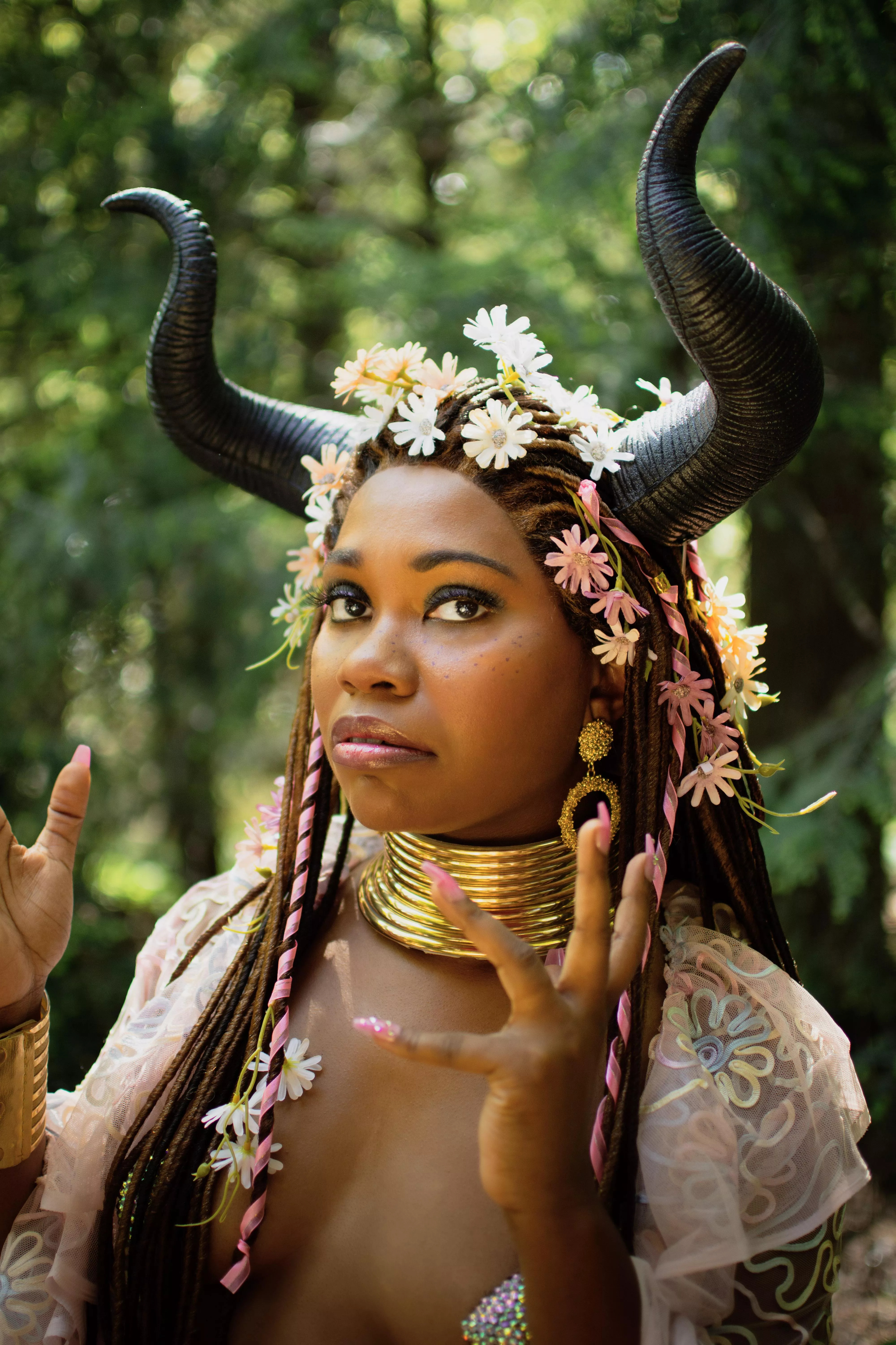 My original forest fae for a cosplay edition mag. ^_^