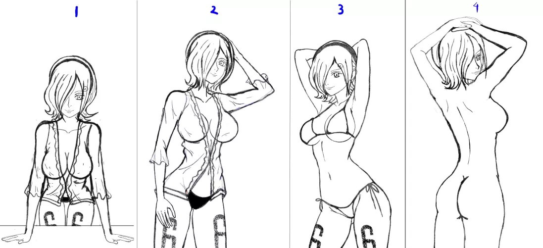 My Vinsmoke Reiju Comics stage 1 of page 1 2 3 4 . what do you think ?