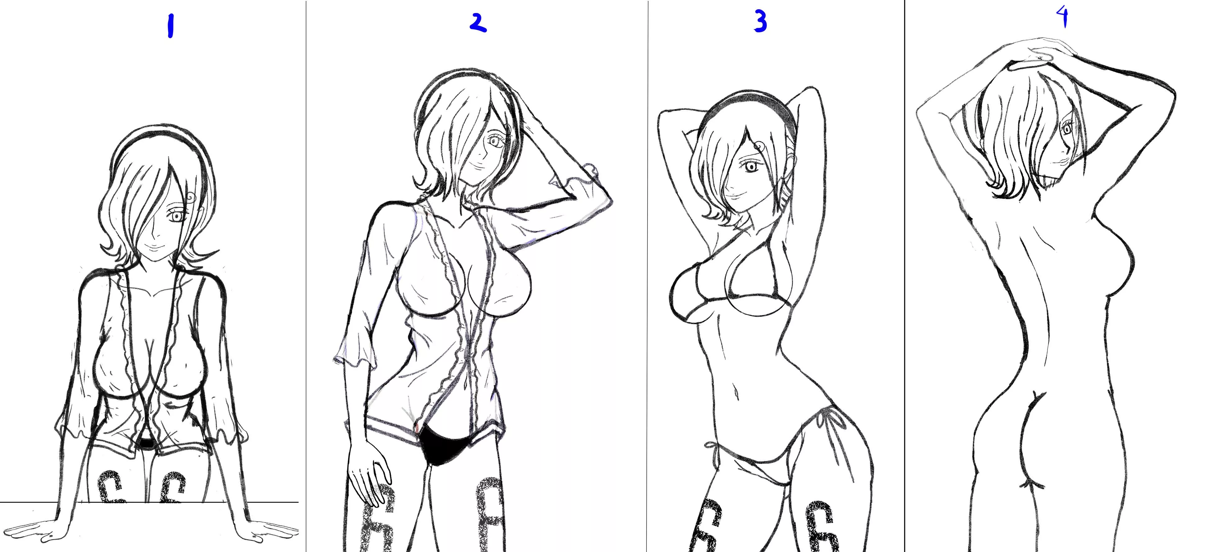 My Vinsmoke Reiju Comics stage 1 of page 1 2 3 4 . what do you think ?