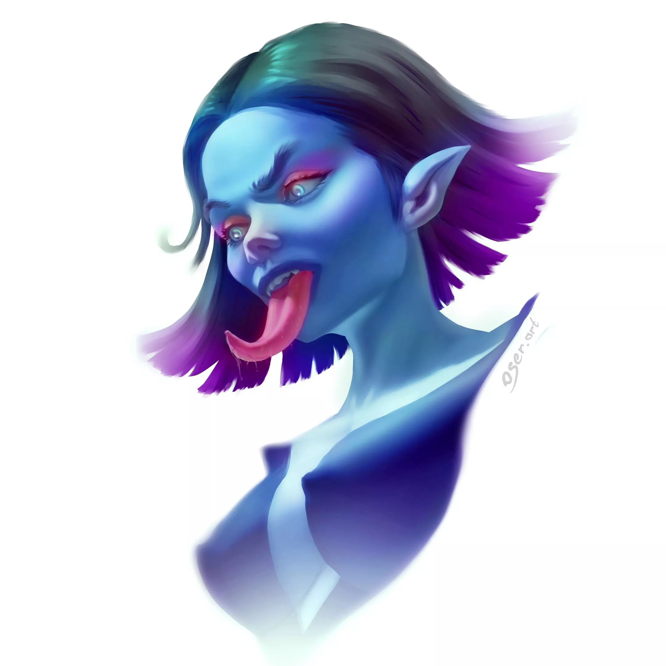 [OC] [ART] What do you think she's looking at?