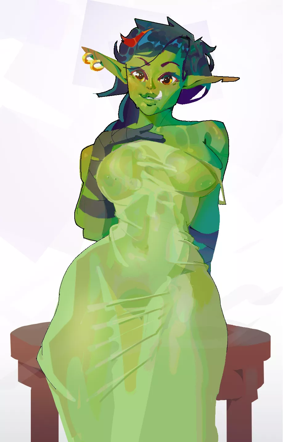 [OC] Shel is struggling through this scorching weather, can you be the one to cool her down?