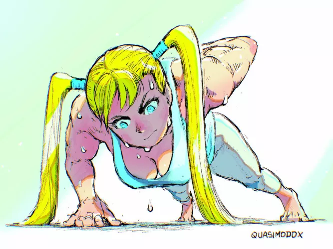 R. Mika getting ready for her SF6 call-up (Quasimodox) [Street Fighter]