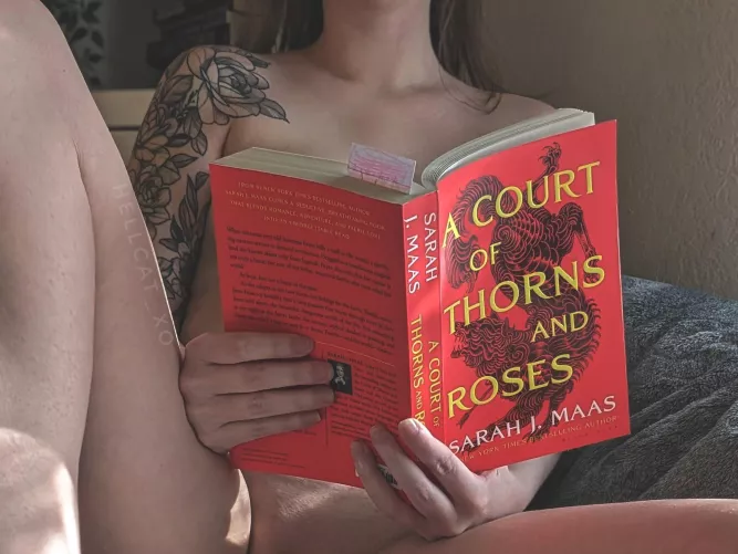 Reading is always more fun in the nude.