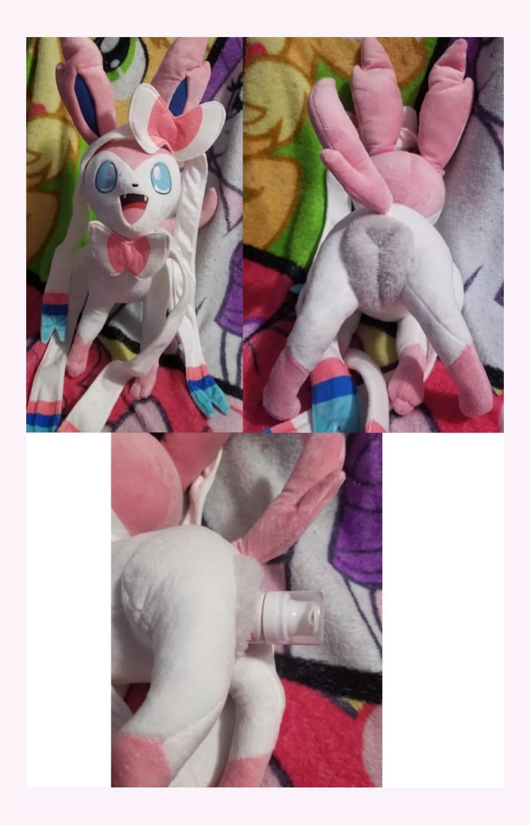 Recently commissioned NSFW fuckaboe feral female Pokemon eeveelution Sylveon with useable canine pussy/cookie [F] (Furrysale)