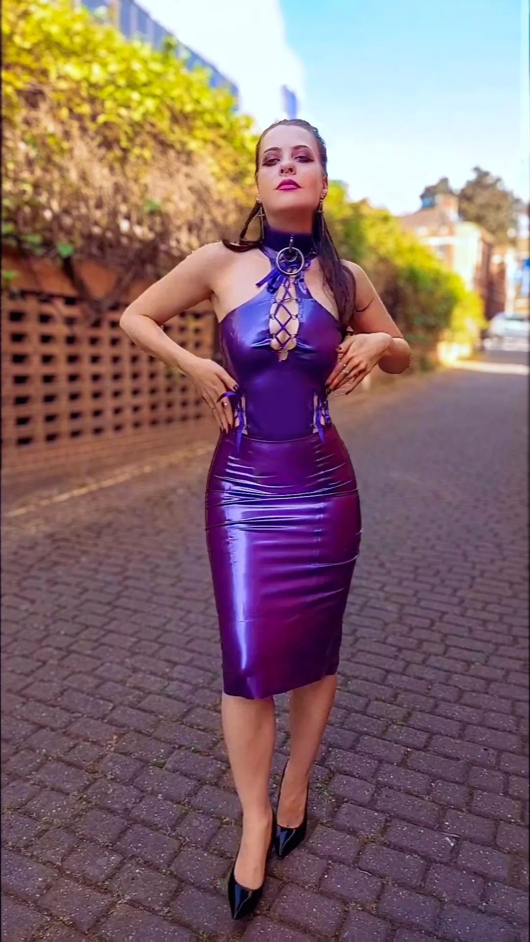 Screenshot from a video, how amazing does this dress look?!