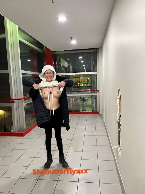 Some public fun on a cold night in Toronto