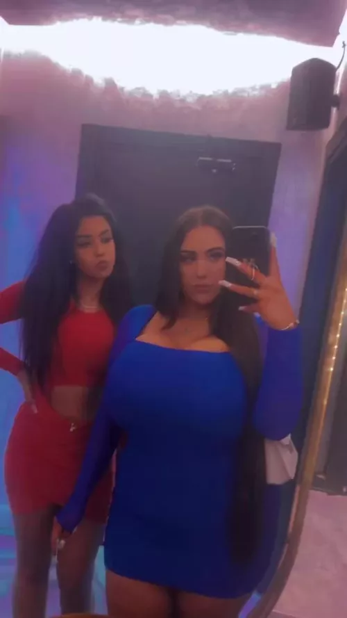 Thick girl wanted a pic with skinny friend