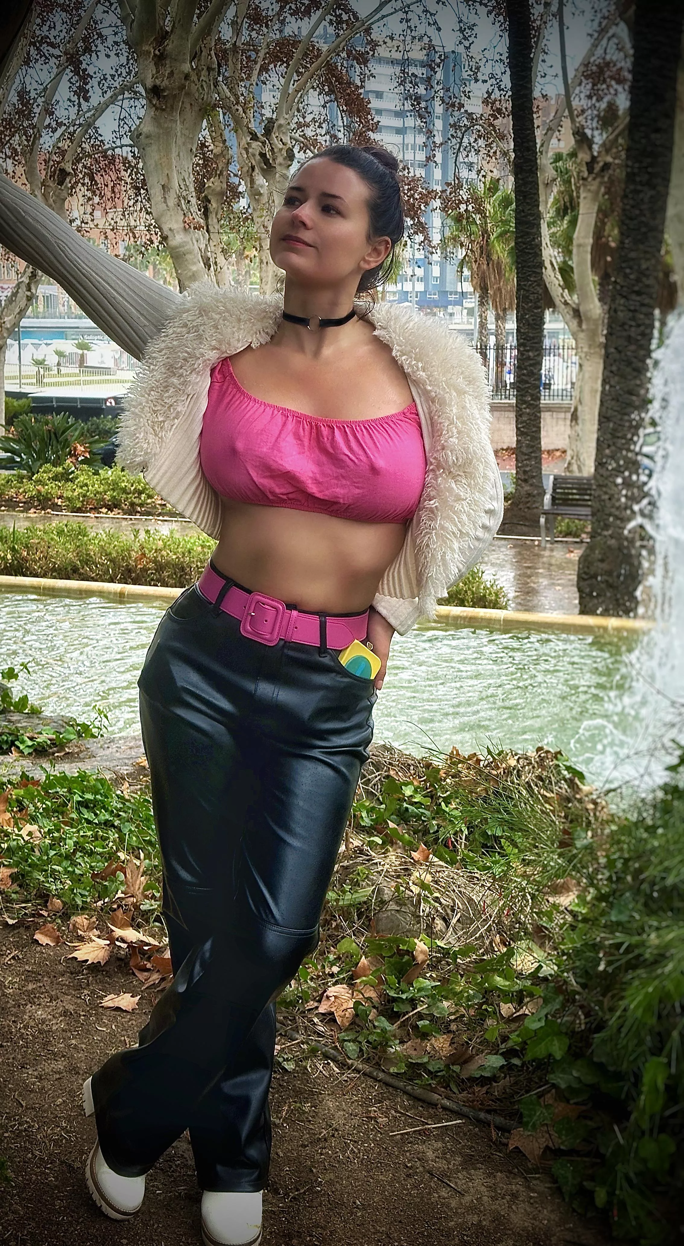 Thin and pink is my favourite top choice.