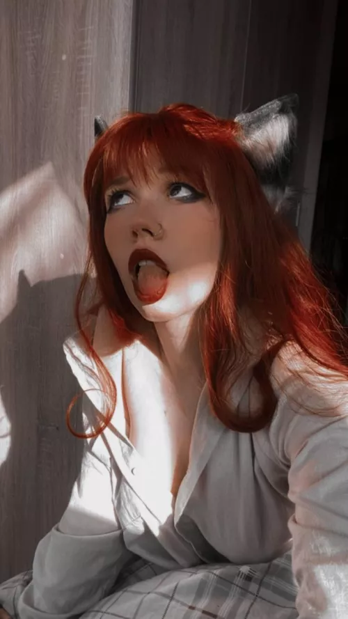 This ahegao looks cute, doesn't it?