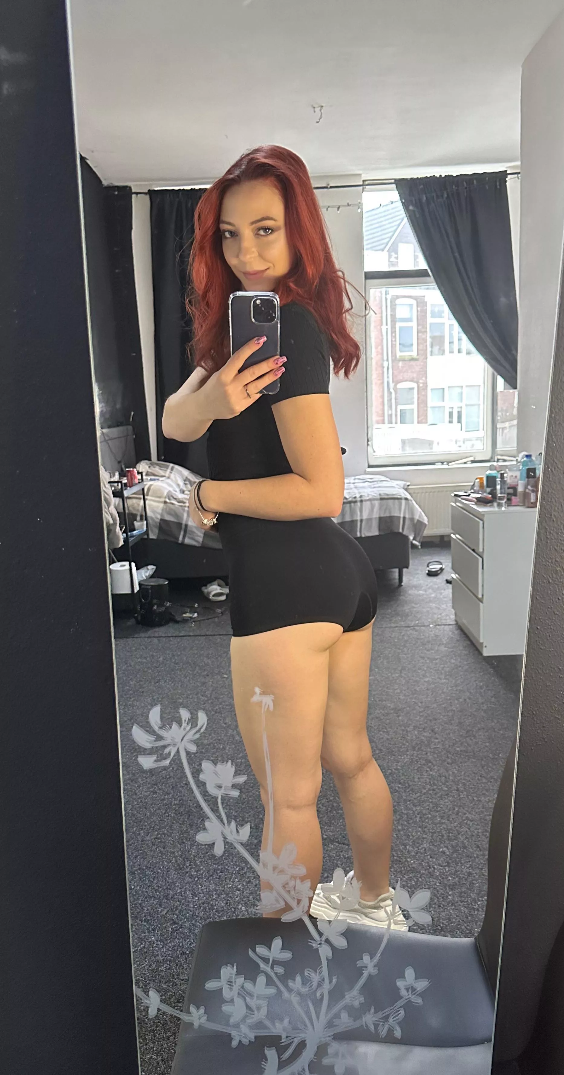 This pretty redhead needs a new cock to play with