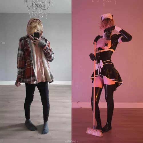 Wanna join me at the maid cafe?~