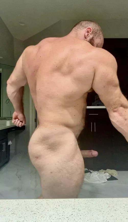 Want a muscled dad on top of you?