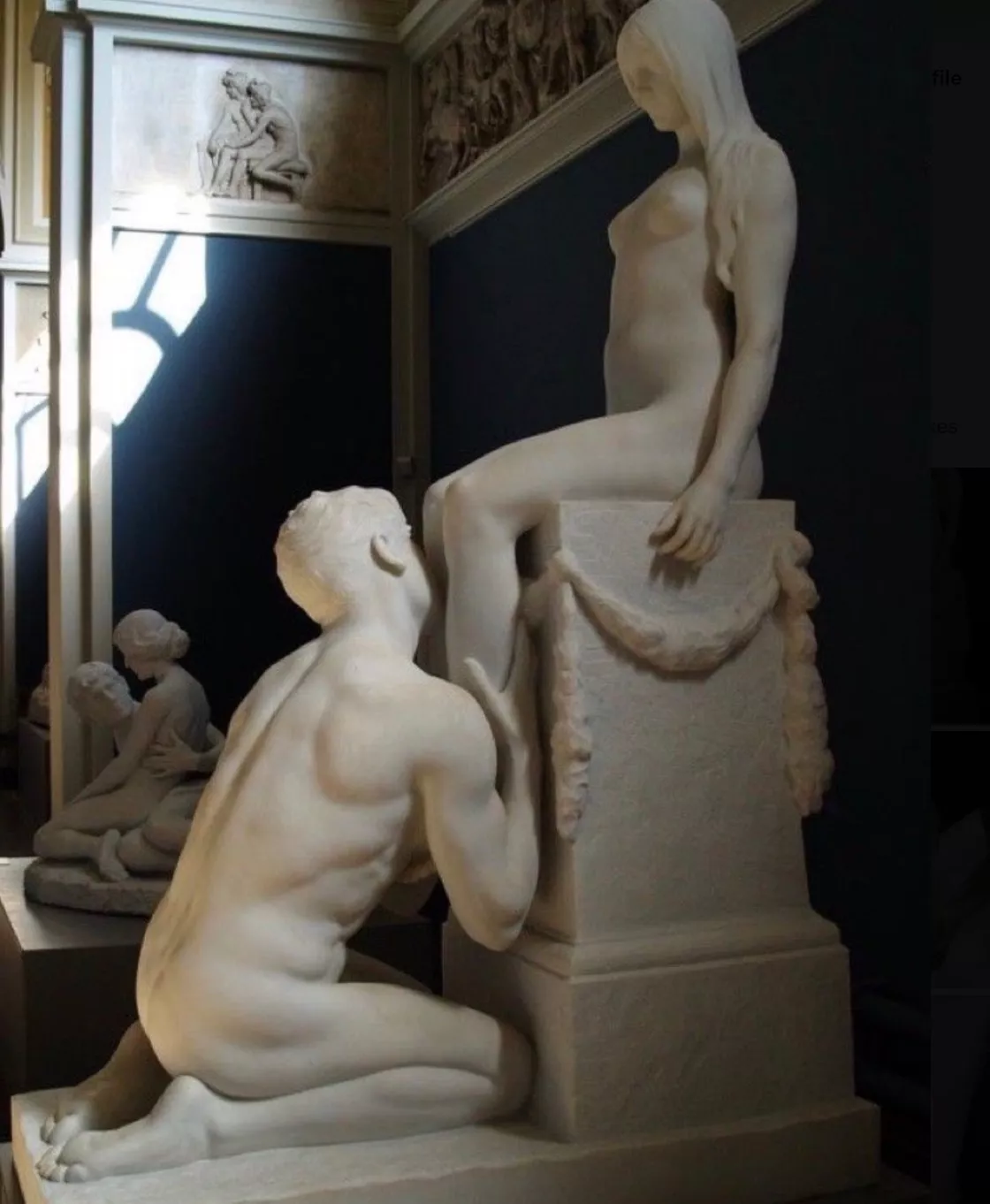 We need more art of men worshipping Women