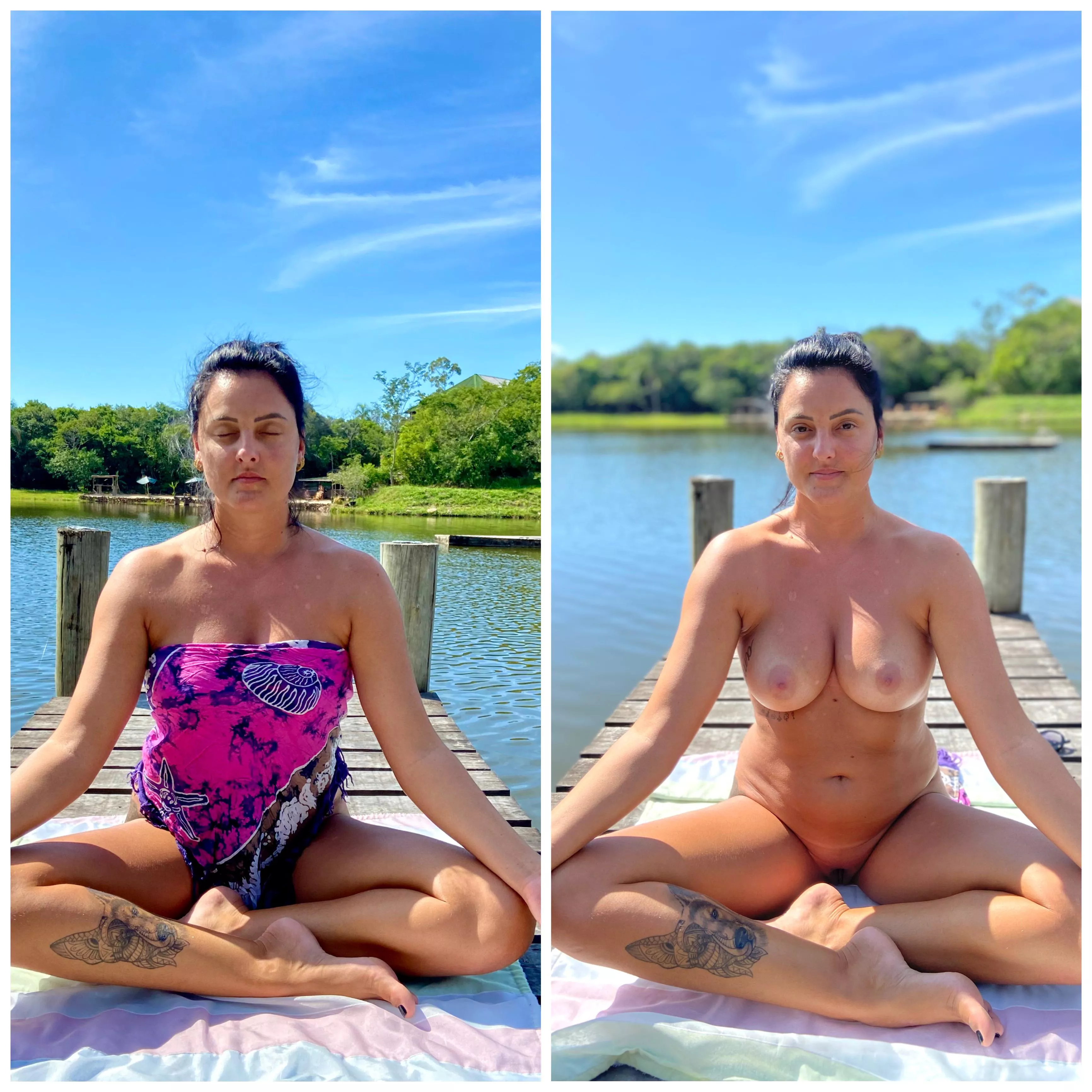 Yoga on and off!