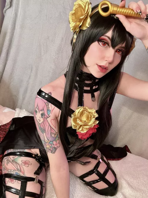 Yor Forger cosplay by NyaxSama ❤️🌹