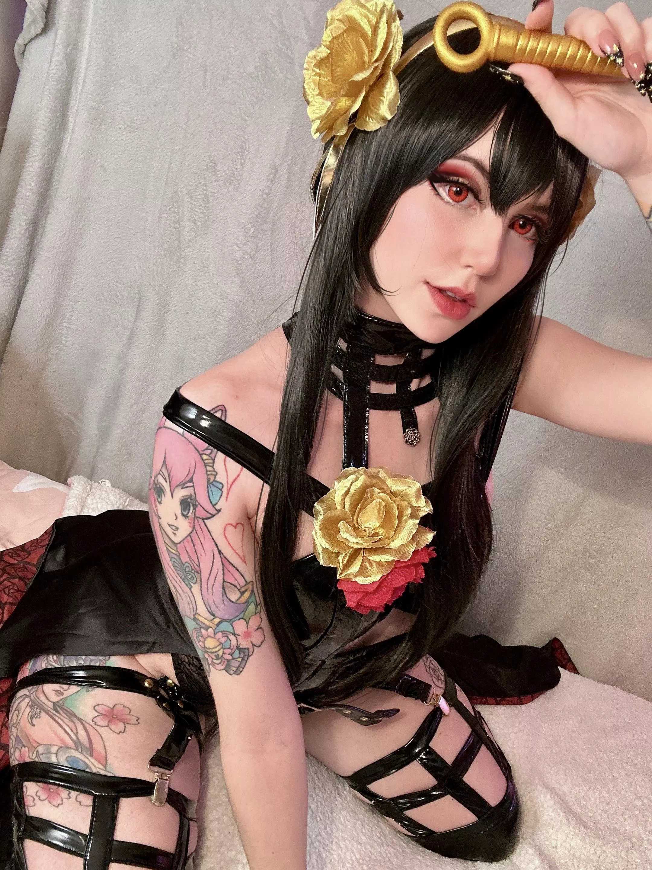 Yor Forger cosplay by NyaxSama ❤️🌹