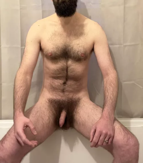 [42] Just a hairy dad bod wondering if you’d like to sit on my knee?