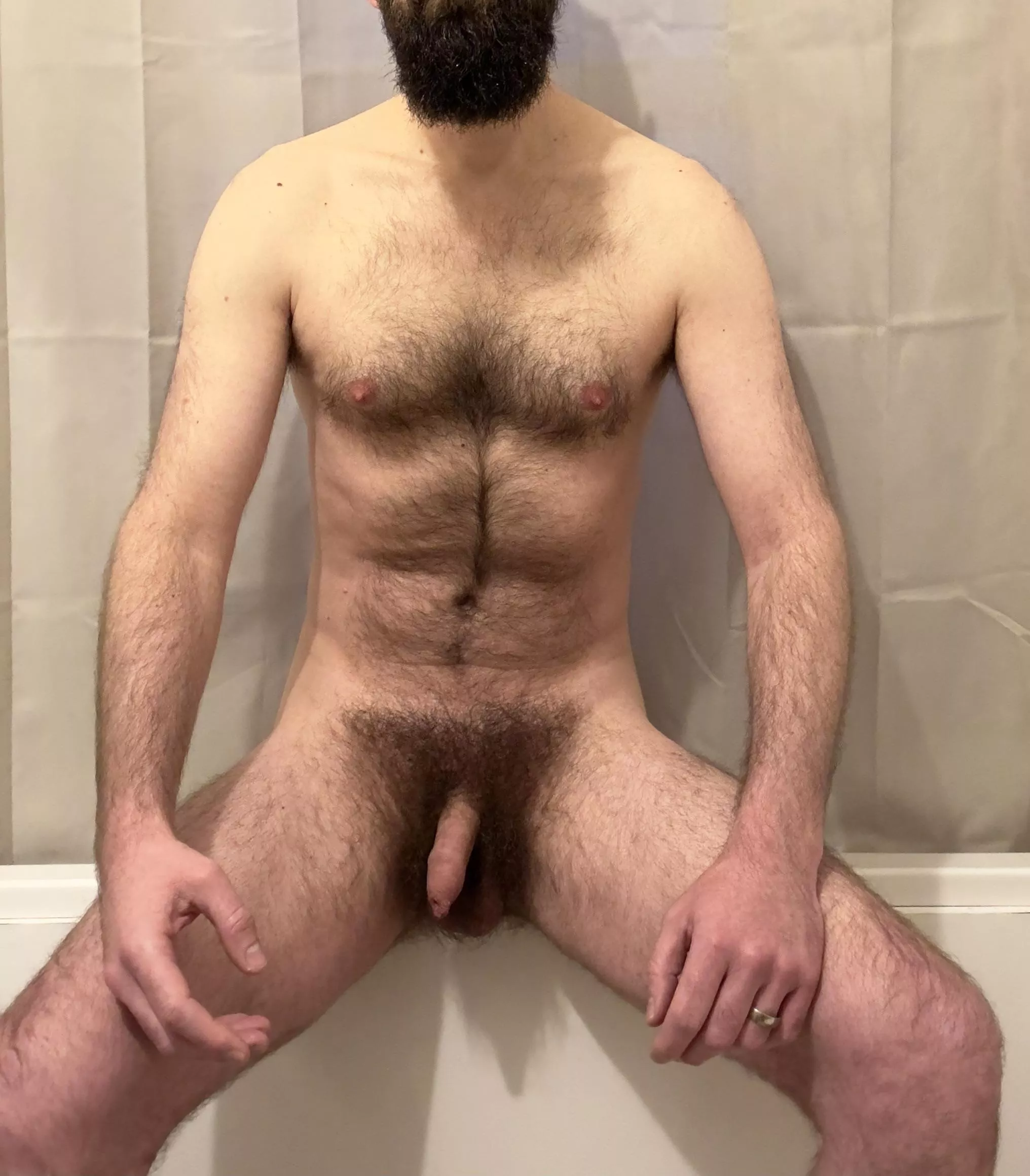 [42] Just a hairy dad bod wondering if you’d like to sit on my knee?