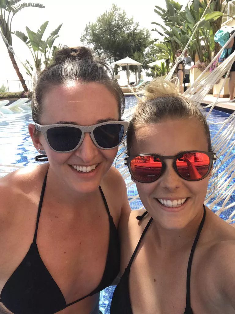 Alex Hartley & Kate Cross- English cricketers