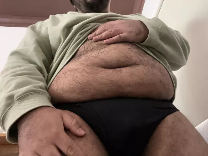 Any love for a hairy belly?