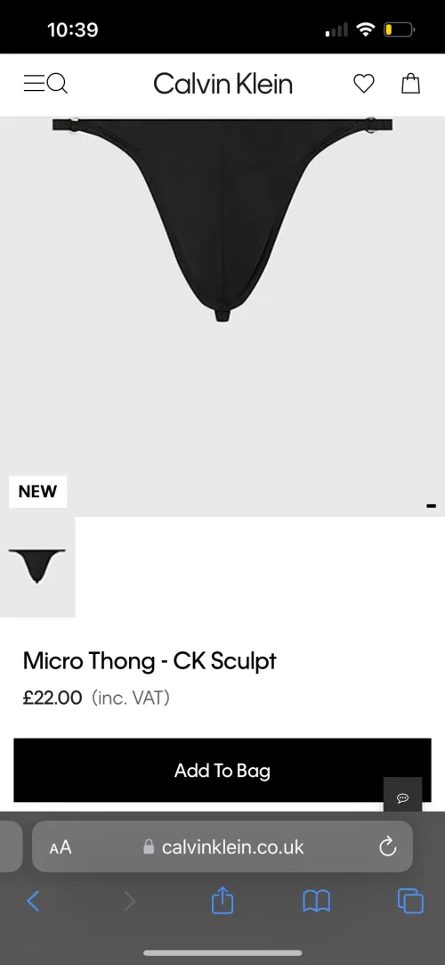 Anyone tried the new Sculpt ck thong yet?