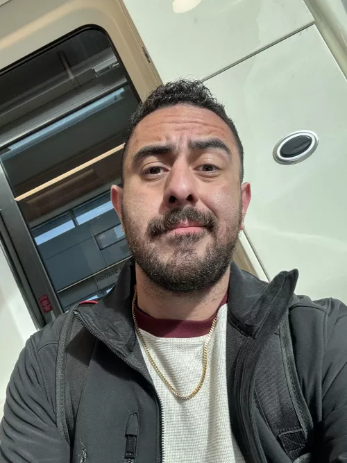 At the airport. Going to see a guy for a date across the country. Am I crazy or just a romantic?