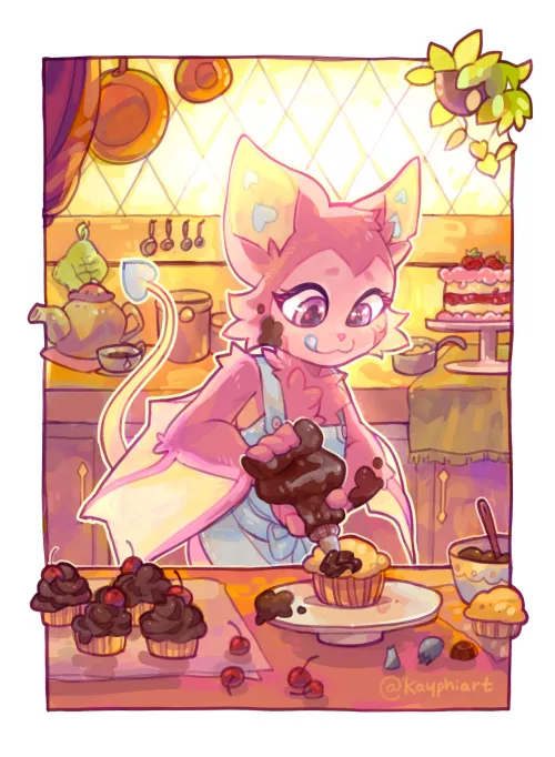 Baking! (by me @Kayphiart)