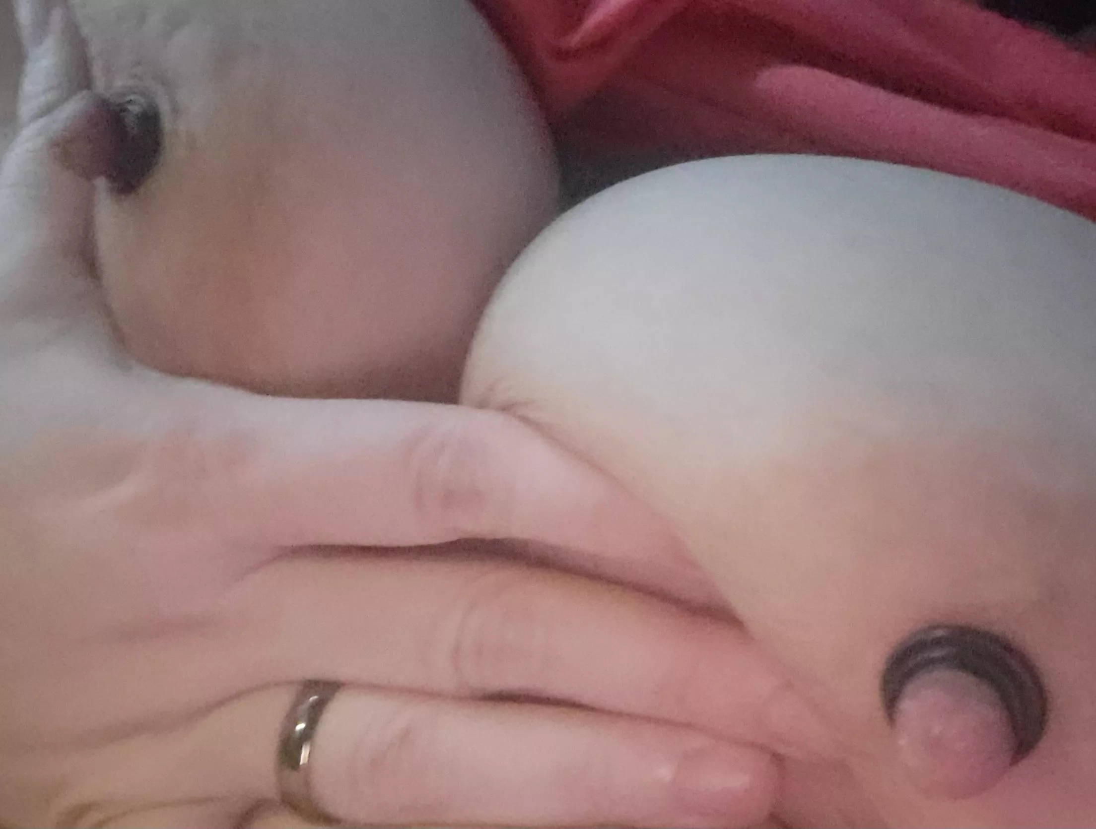 Banded my nipples...