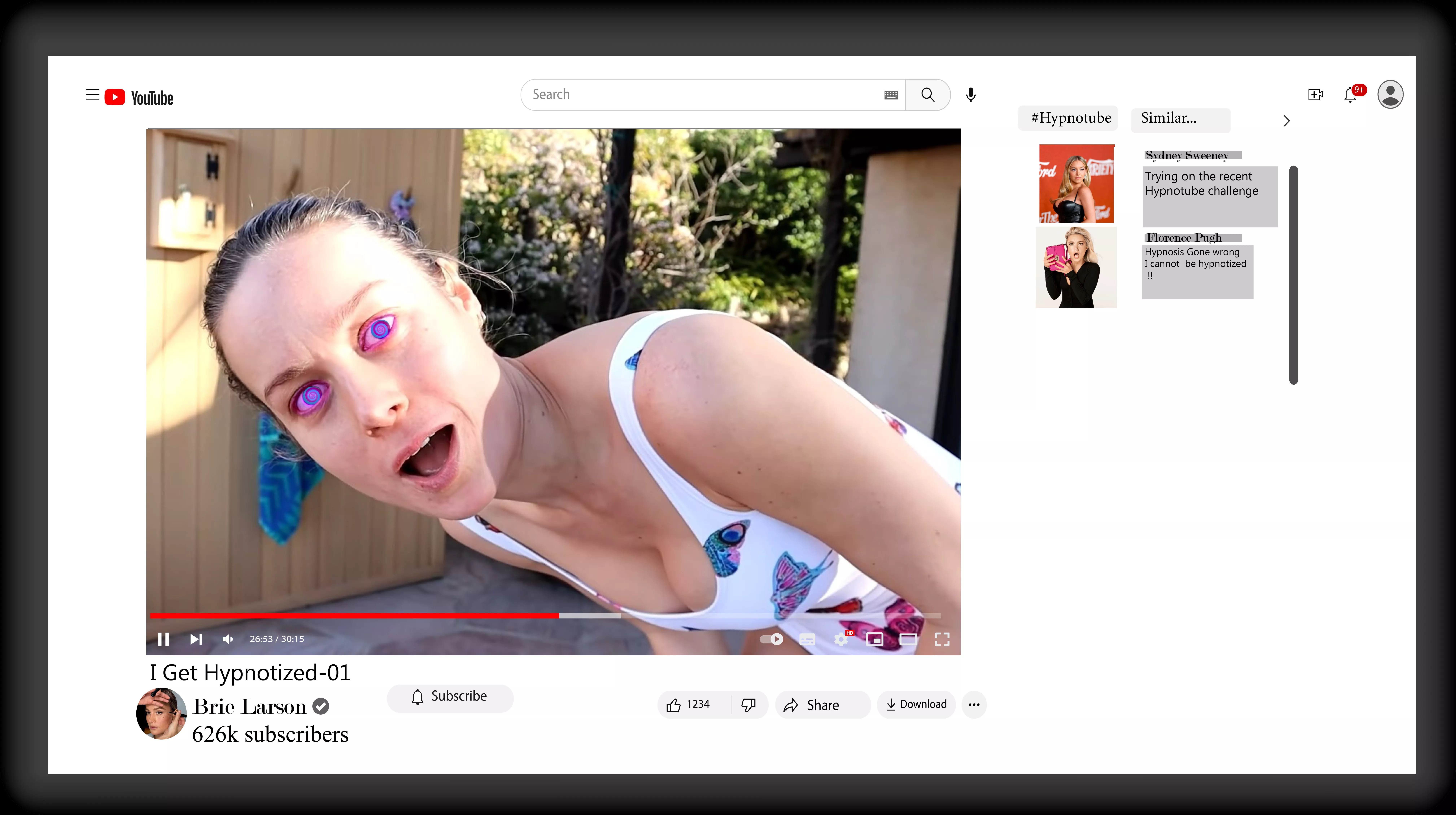 Brie Larson gets Hypnotized