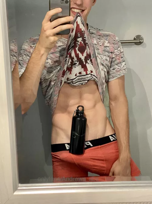 Dick thick enough to balance a bottle on it