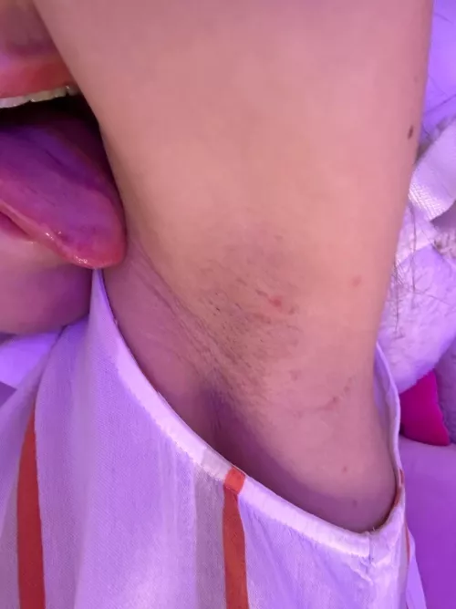 Do you also want to lick them or just watch me?