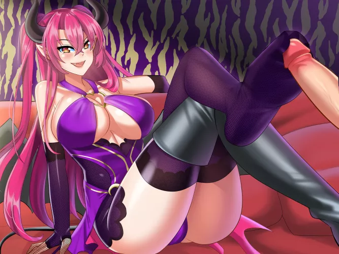 Draining you with her foot [Monster Girl Invasion RPG]