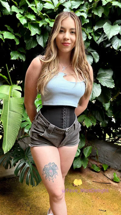 feelin wild in tiny shorts and tattoed skin. F19