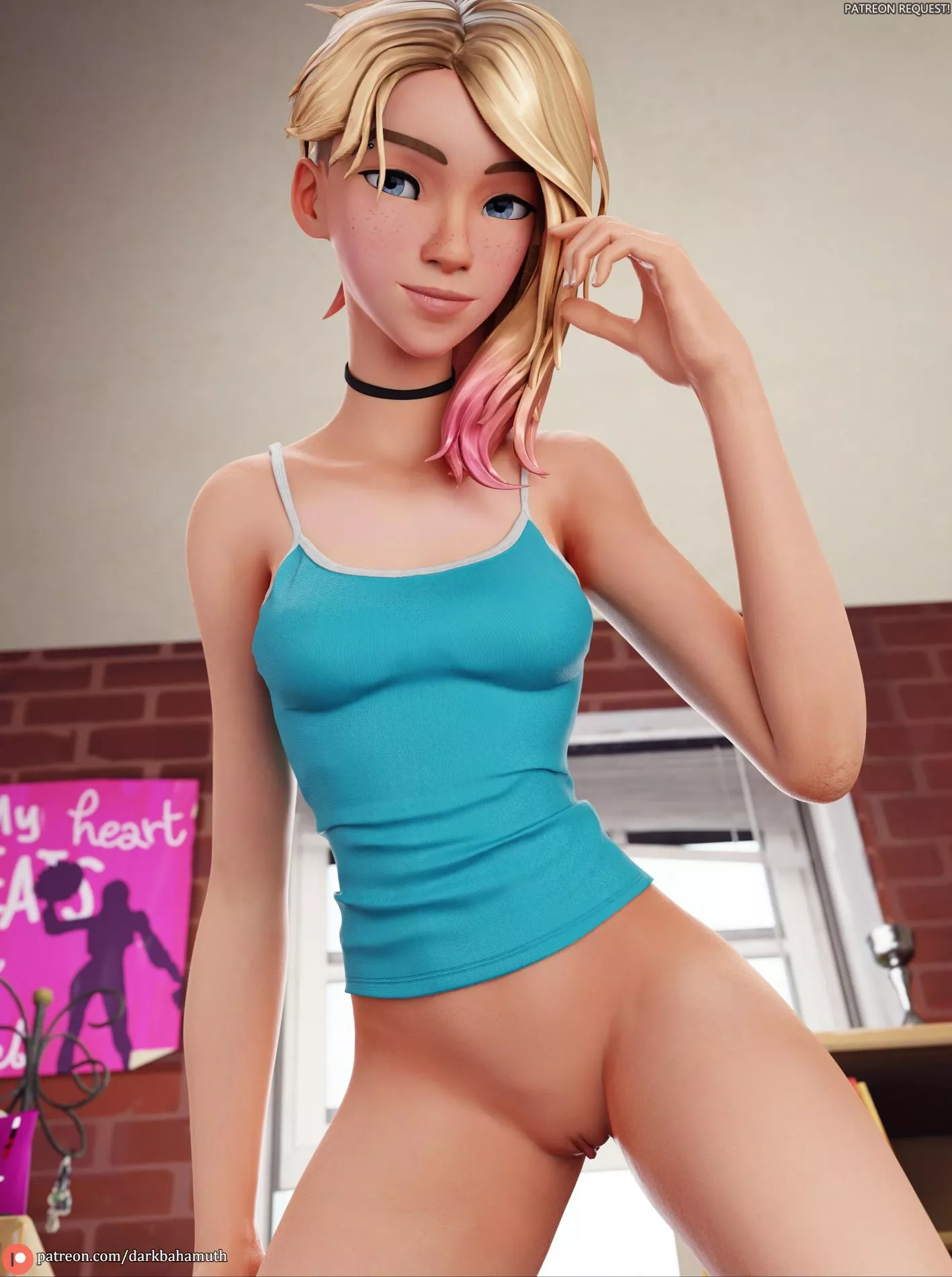 Gwen wakes you up again (Darkbahamuth) [Marvel]