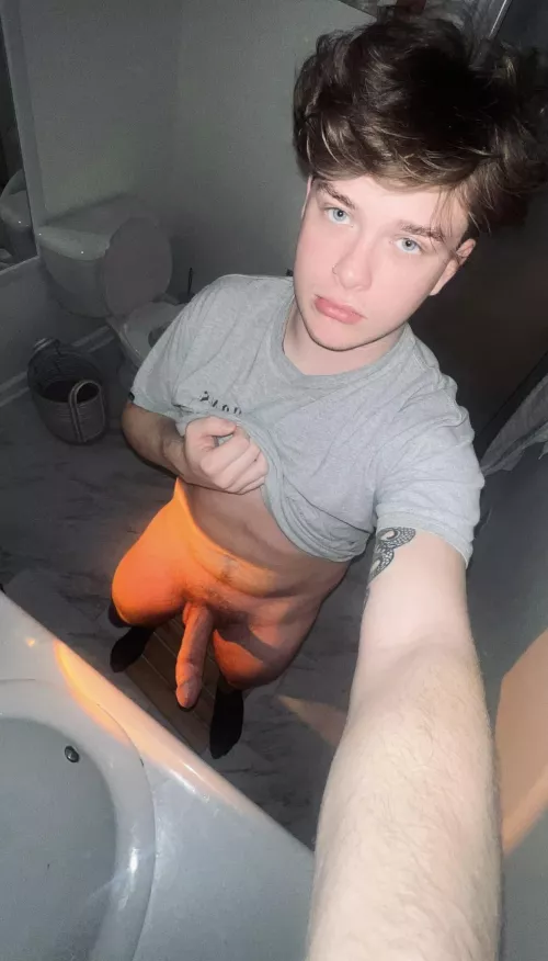 had to sneak and bust one out in the bathroom today