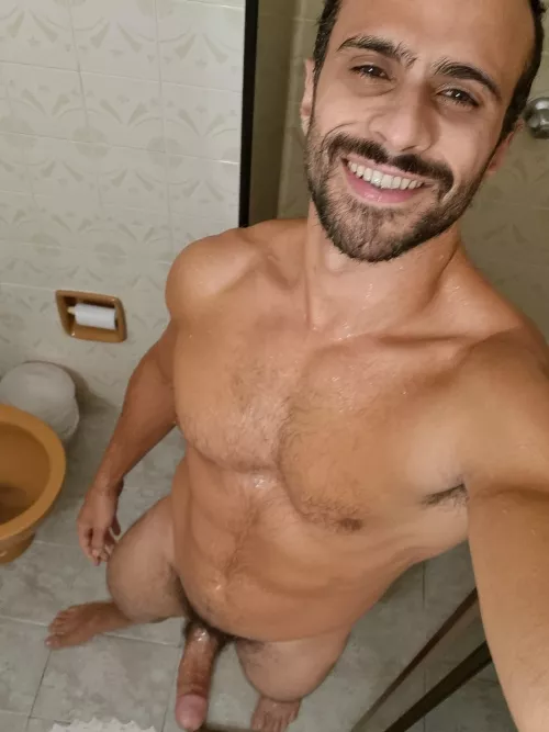 Happy after shower :)