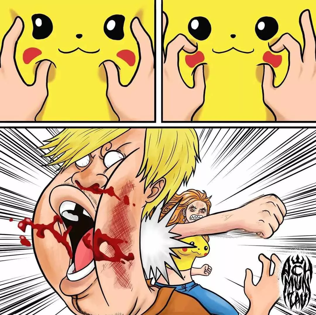 He was just touching Pikachu's Chick 🤧