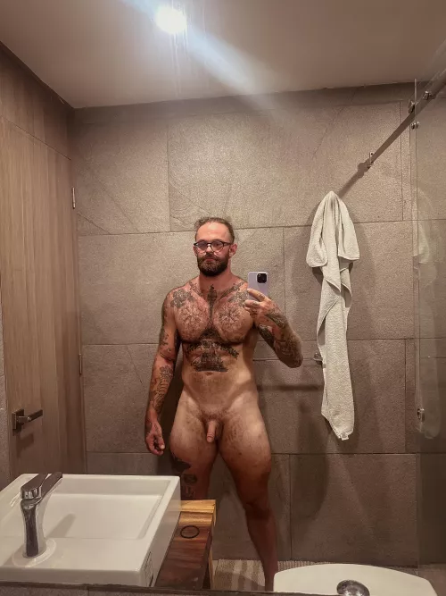 Help me clean off in the shower?