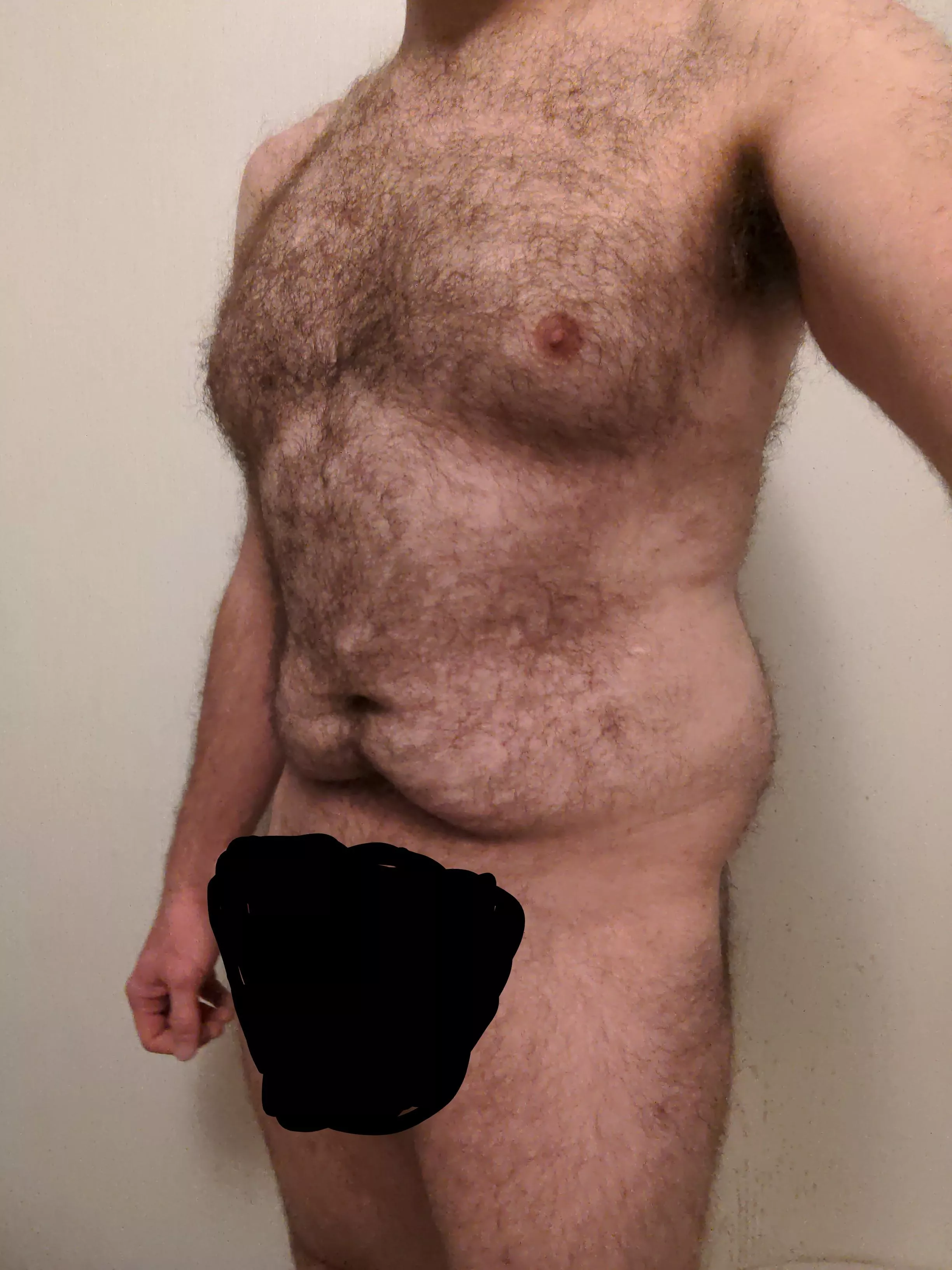 I don't hate my chest hair, but I'm quie self conscious about my body over all.