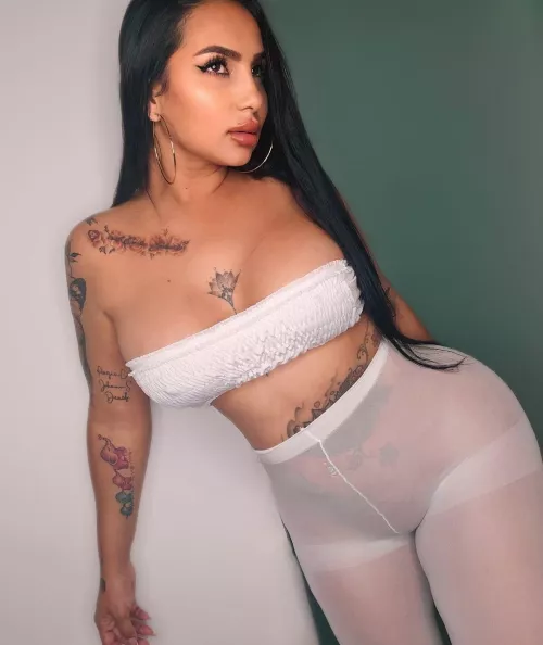 I think tights on a naked body is sexy