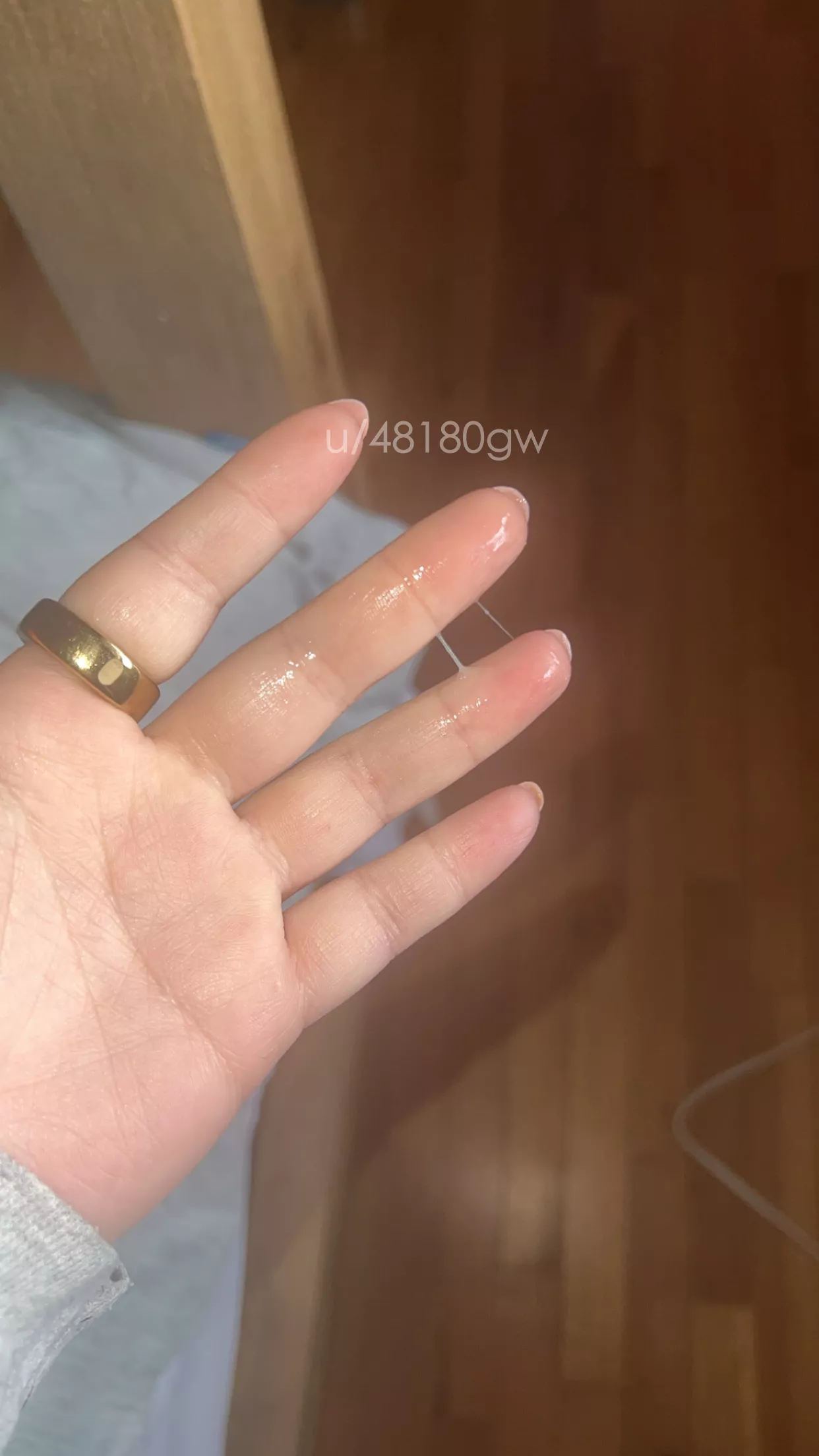 I'm so sorry my hand is wet