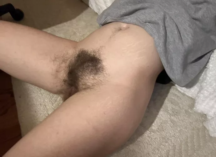 It’s a little patchy but very full 😳