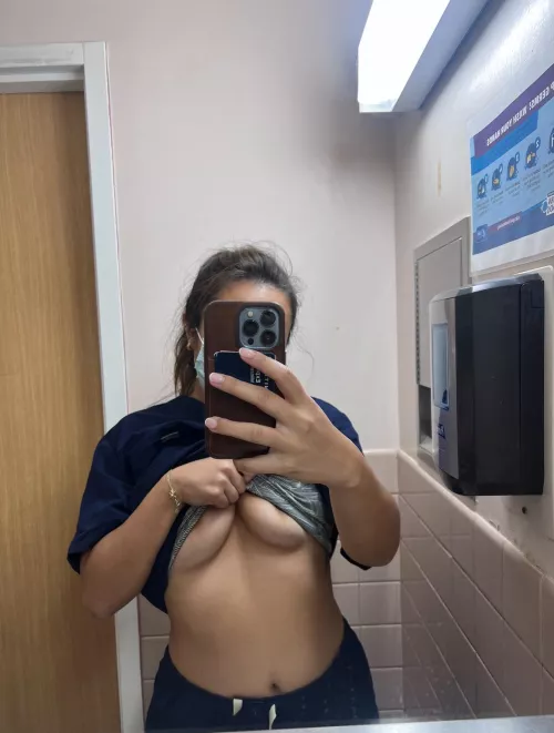 It’s been a rough Monday already with patients… who wants a quickie in the bathroom? 🫣😜