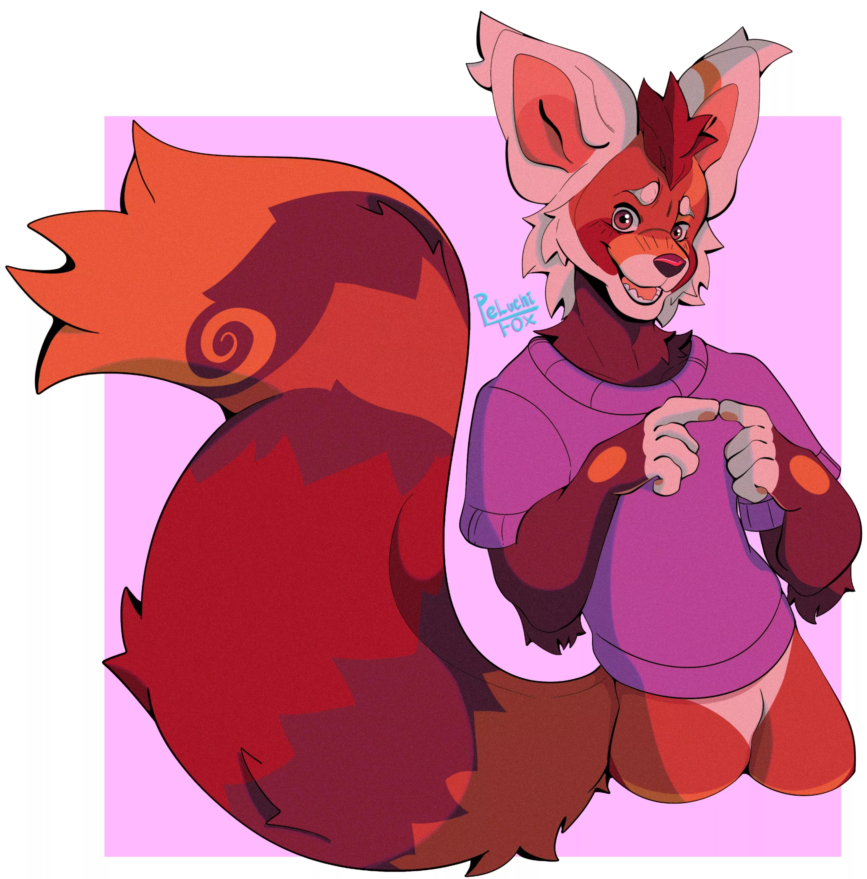 Lil red panda [comm]