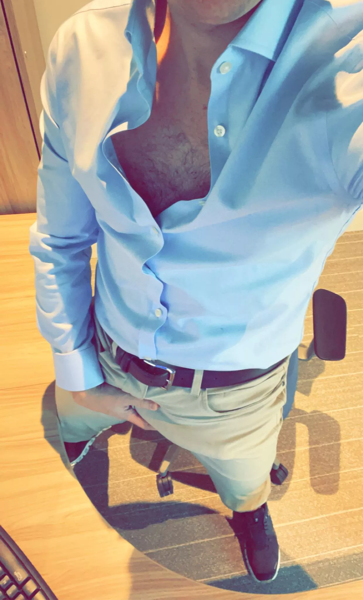 Love no underwear at work [35]