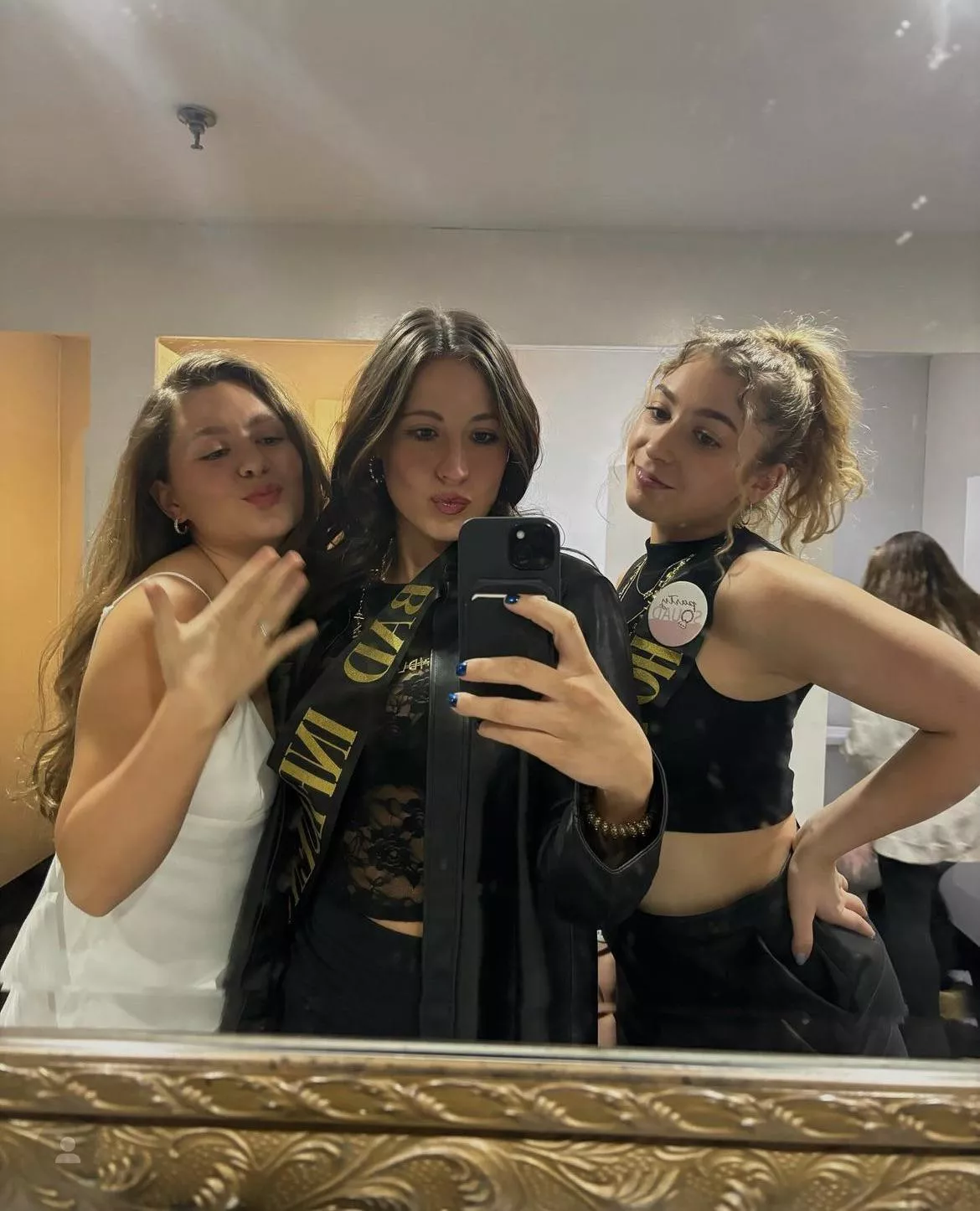 Mirror Selfie At The Bridal Party