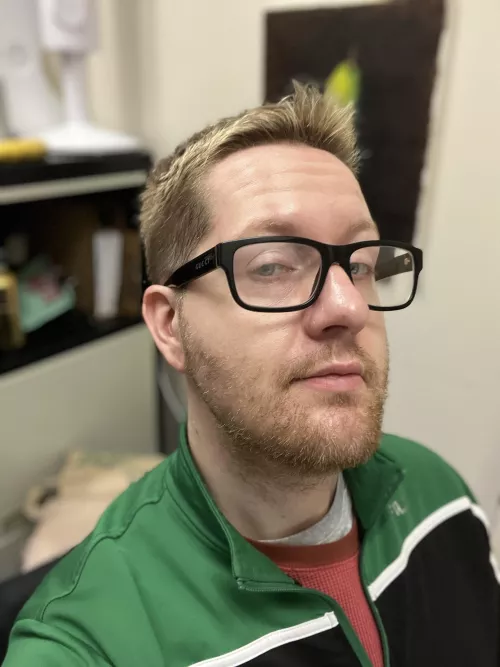 Morning! Do I look as tired as I feel?