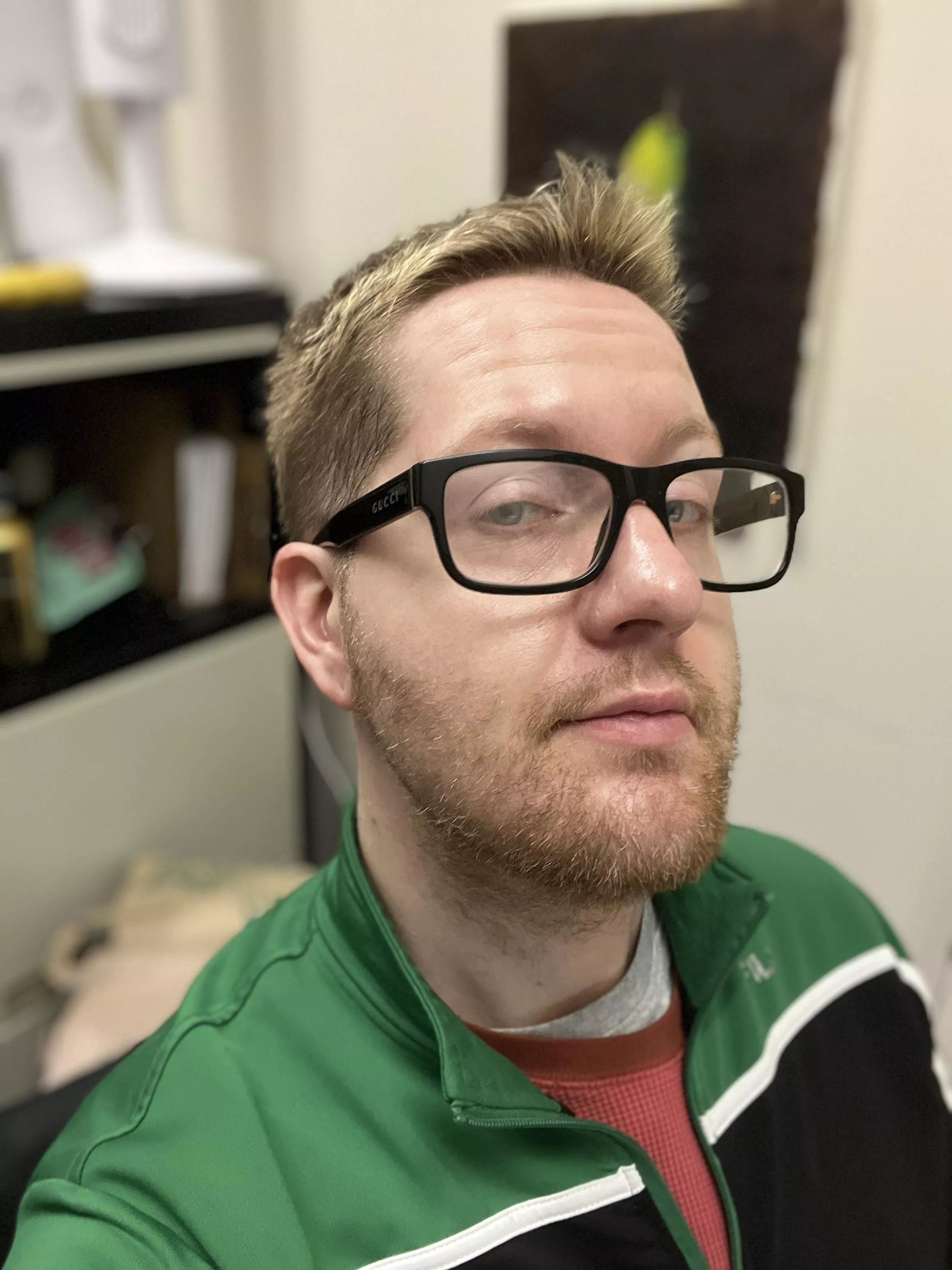 Morning! Do I look as tired as I feel?